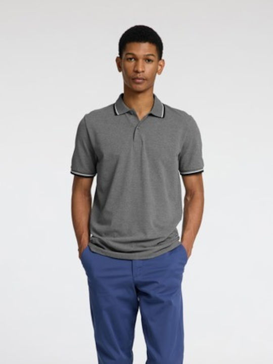 Selected Polo Blouse Med Grey Melange (grey)