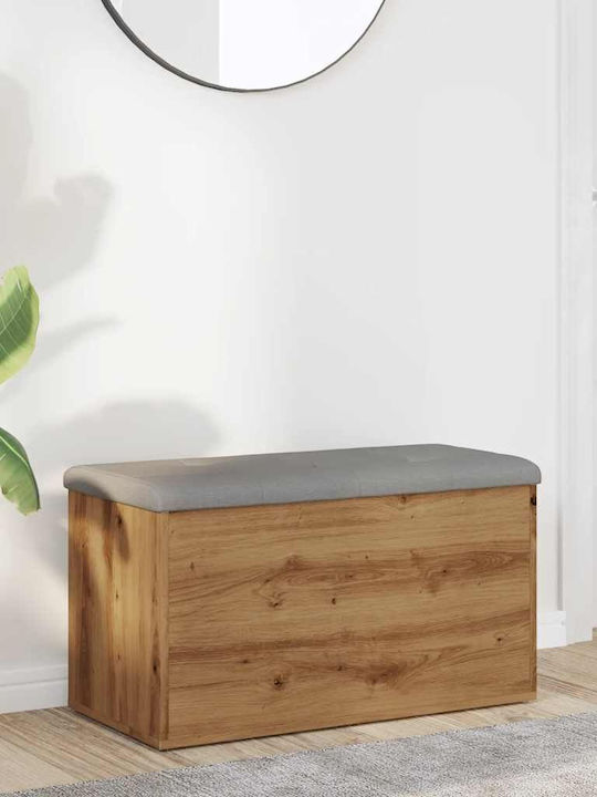 vidaXL Dekorative Truhe Hölzernes Braun 82x42x45cm