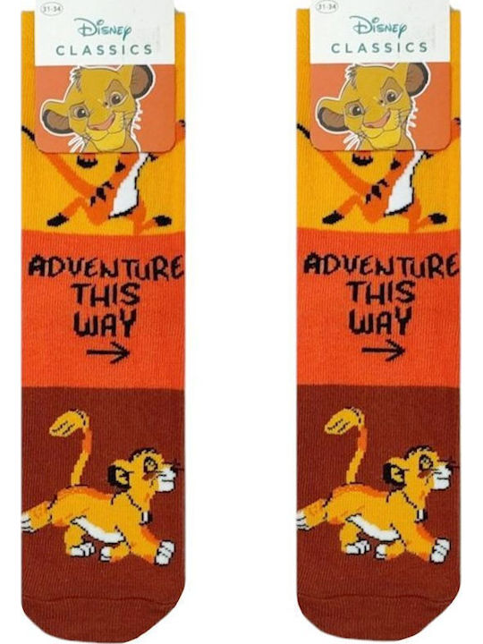 Disney Kindersocken Lion King Orange