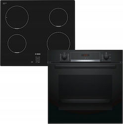 Bosch Aufsatz mit Keramikkochfeldern HBA534EB3 + PUG611AA5E HBA534EB3 Bosch Aufsatz mit Keramikkochfeldern HBA534EB3 + PUG611AA5E HBA534EB3