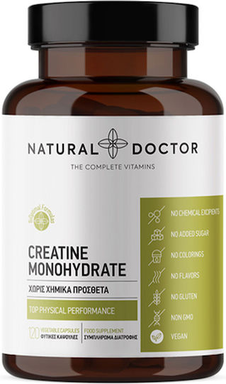 Natural Doctor Creatine Monohydrate 120 κάψουλες
