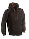 Πουλόβερ Hesus Hooded Sweater Black