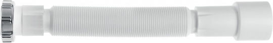 Goplast Plastic Sifon Chiuveta Flexibil cu Ieșire 32mm Alb