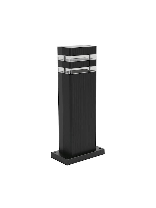 Eko Light Φωτιστικό Κολωνάκι Εξωτερικού Χώρου IP54 για Ντουί GU10 Μαύρο