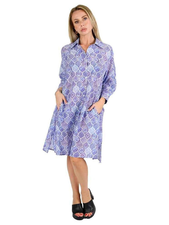 Aquablue Feminin Rochie de Plajă Sky Blue