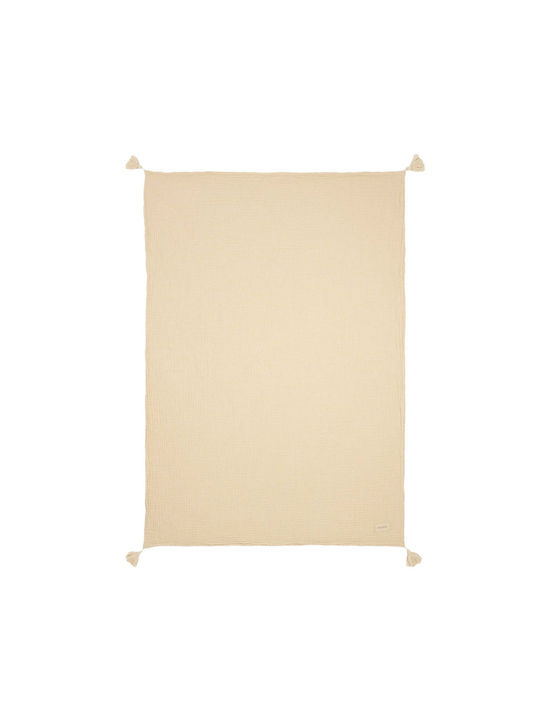 Nobodinoz Baby Blanket Wabi Sabi Beige 65x100cm