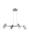Opviq Oktano Spot mit 4 Lichtern und mit Fassung GU10 in Gray Farbe