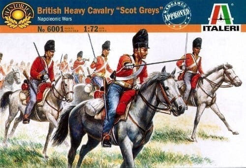 Italeri Model Figures British Heavy Cavalry "Scot Greys" 1:72 No.6001