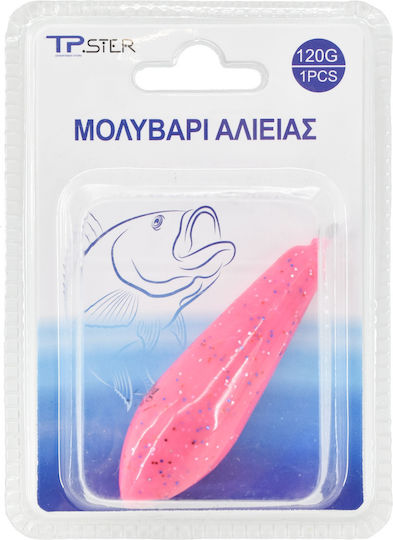 Tpster Βαριδιο Ψαρεματος Πλαστικη Επιστρωση 120g 1pcs 37328