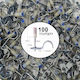 Pipe Fastening Nail Gun Height 27mm Opening 20mm 100 Pieces Sks Tools 40030005