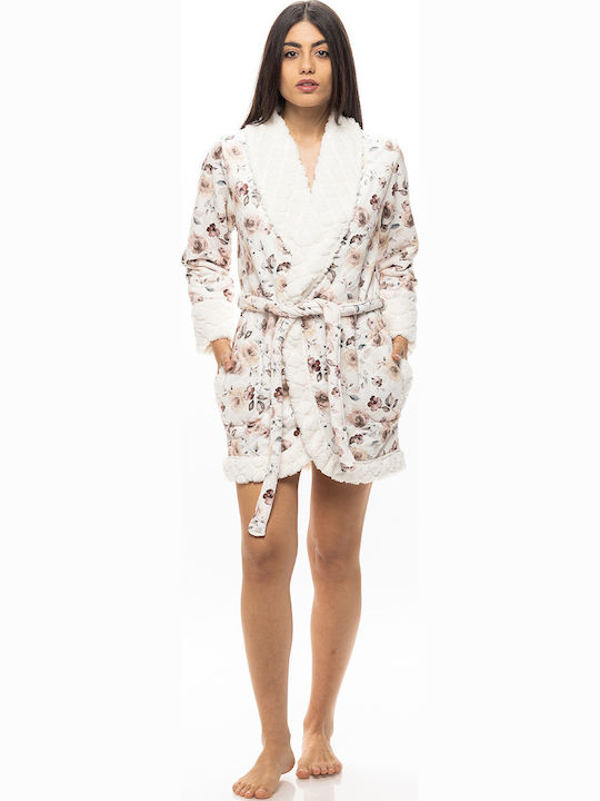 Koyote Winter Damen Robe White-brown