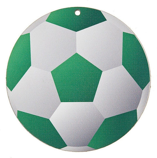 Дървена декоративна топка зелена 8.5x8.5см Nb369 Nv-1000369-зелена