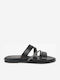 Women's Flat Sandals in Black Color