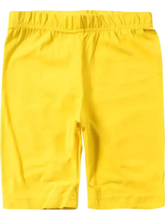 Kinder Leggings Radfahren Kurz yellow