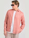 Long-sleeved Linen Shirt Dry Peach