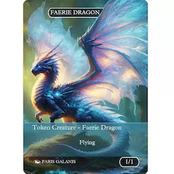 Faerie Dragon Token Blue 1/1 Version 2