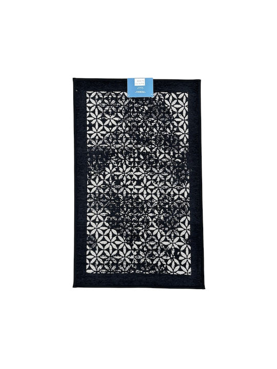 My Home Luxury Kitchen Mat Runner with Anti-slip Underlay Black 50x120εκ.