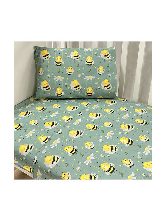 Bunny Bebe Sheet Set Single with Elastic Band C...