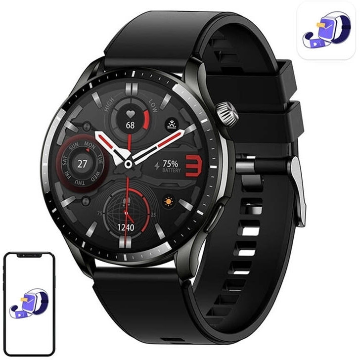 Blitzwolf BW-EP10 smartwatch (μαύρο)