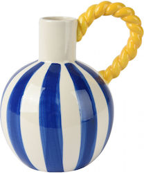 Kaemingk Vază Ceramică Albastră Φ15xÎ22cm