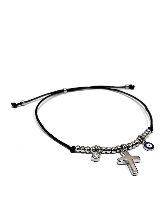 Isay Collection Femeie Brățară cu model ochi protector din Oțel