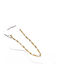 Isay Collection Vergoldetes Fußarmband aus Edelstahl