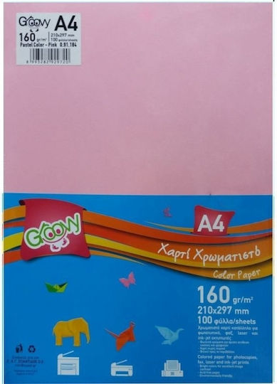 Groovy Druckpapier A4 160gr/m² 1x100 Blätter Rosa
