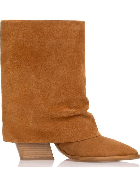 Stiefeletten Damen Tabac Braun