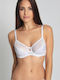 Bra without Padding Underwire White