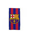 F.C. Barcelona Πετσέτα Γυμναστηρίου με Μικροΐνες Πολύχρωμη 70x140cm