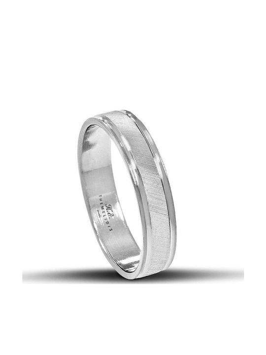 Themelidis Jewels Σετ Βέρες από Λευκόχρυσο 14Κ