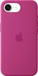 Apple Silicone Case with MagSafe Φούξια (iPhone 17e / 16e)