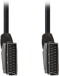 Cable Scart male - Scart male 5m Black d01036741863