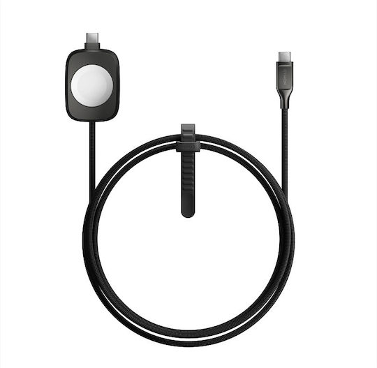 Nomad Kevlar Φορτιστής για Apple Watch Μαύρος