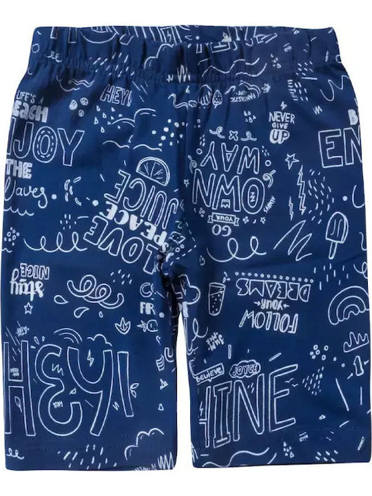 Joyce Kinder Leggings Radfahren Kurz Blue