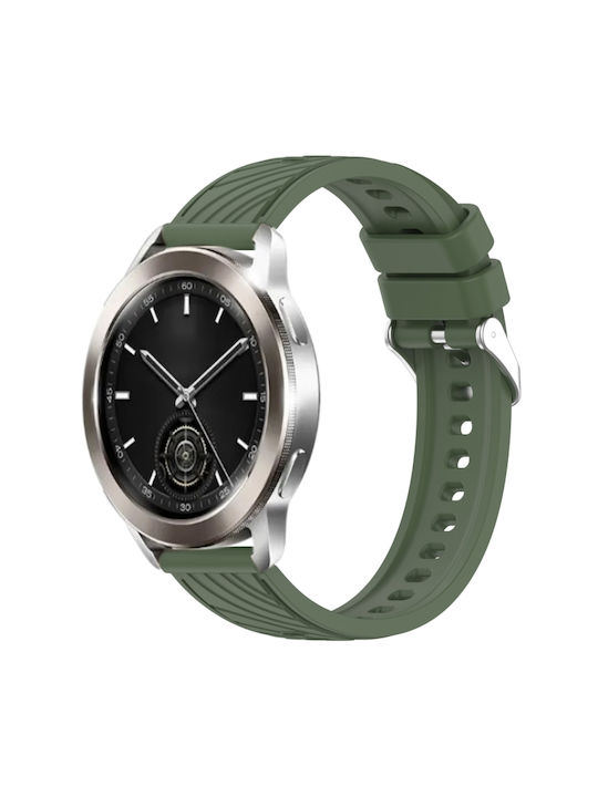 Stripe Texture Strap Silicone Green (Xiaomi Watch 2 Pro / Watch S3)