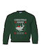 Παιδικό Φούτερ Christmas Shark Forest Green