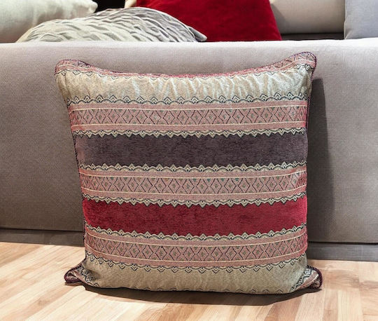 Linea Home Zierkissen Oriental Mehrfarbig 65x65cm Linea Home Zierkissen Oriental Mehrfarbig 65x65cm