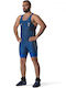 Olympus Sport Wrestling Singlet Ανδρική Στολή Πάλη Μπλε