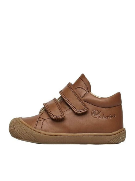 Falcotto Lederne Kinderstiefeletten mit Klettve...