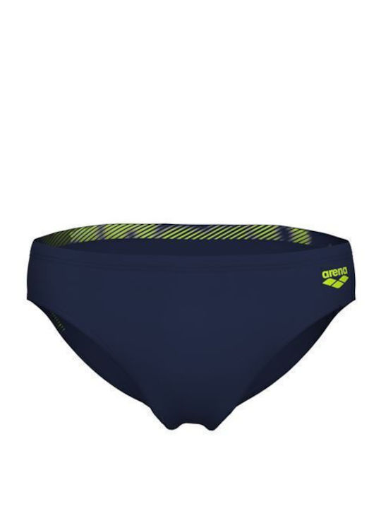 Arena Herren Badehose Slip Navy/artic Lime