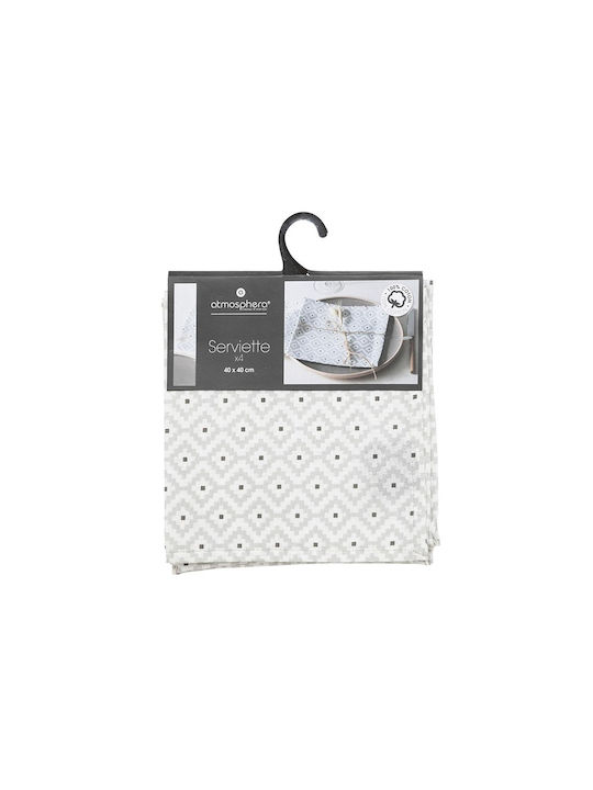 GreenTech Serviette Elektrische Gitarren 4Stück Gray 40x40cm