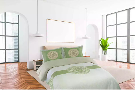 Makis Tselios Home Coverlet Queen Size Green 220x240cm