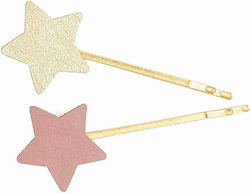 Great Pretenders Kids Hair Clips Set with Star Bobby Pins in Pink Color 2 Pieces Great Pretenders Kids Hair Clips Set with Star Bobby Pins in Pink Color 2 Pieces