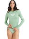 Quiksilver Whole Hearted Women's Long Sleeve Sun Protection Shirt Green