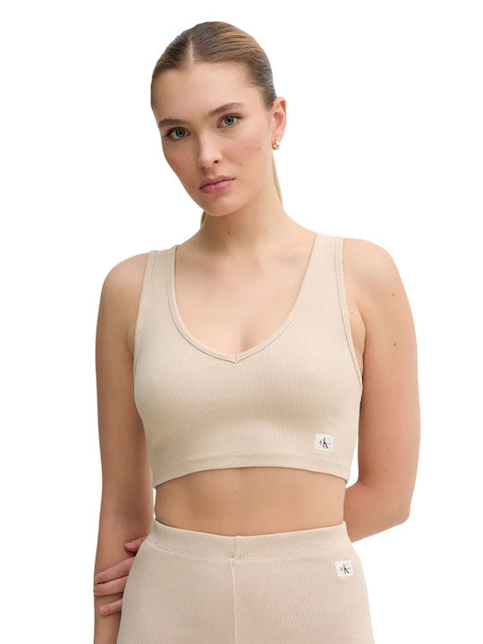 Calvin Klein Γυναικείο Μπουστάκι Beige
