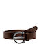 Leder Damen Gürtel Chocolate/Martin