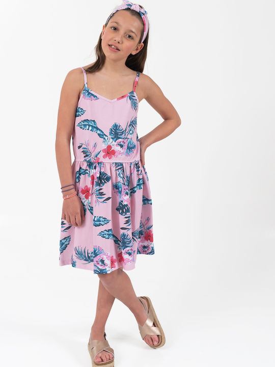Rochie Fete Floral Roz