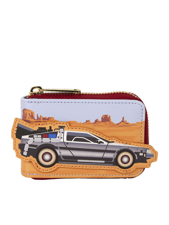 Loungefly Back To The Future 40th Anniversary Delorean Accordion Kids Wallet Universal Back To Future 40Th Anniversary Delorean Accordion