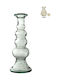 San Miguel Brewery Candle Holder Glass in Beige Color 22cm 1pcs